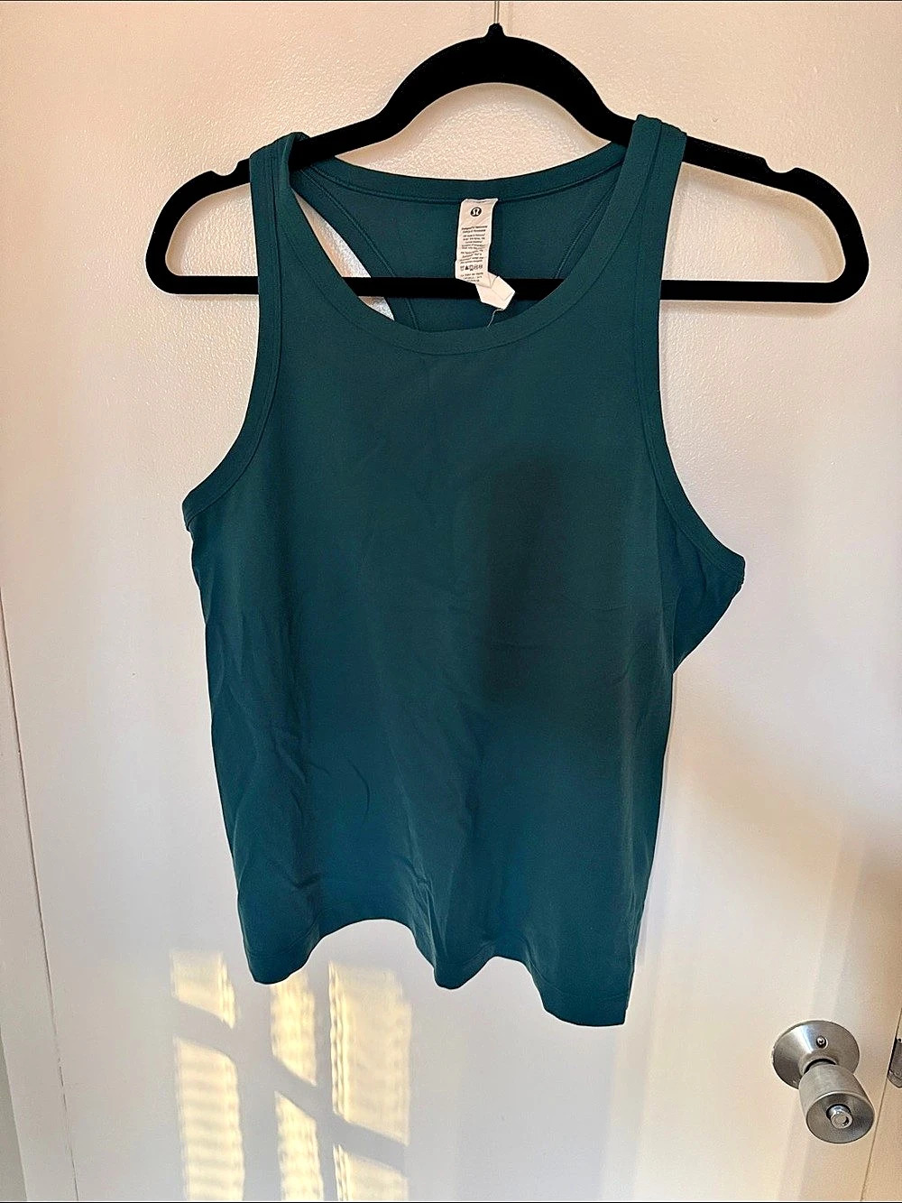lululemon Cool Racerback Short Tank Top Nulu Green Size 14